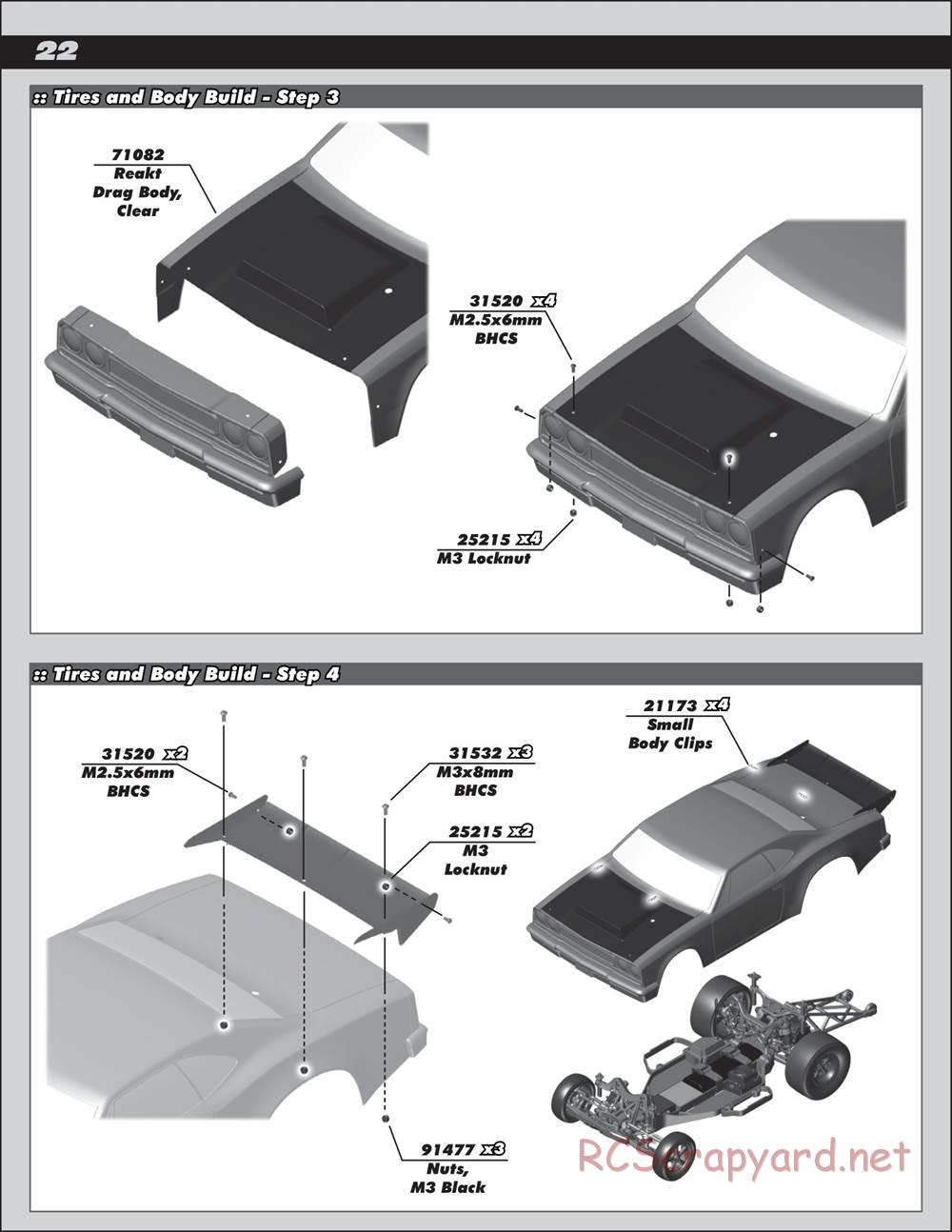 Team Associated - DR10 Drag Race Car - Manual - Page 22